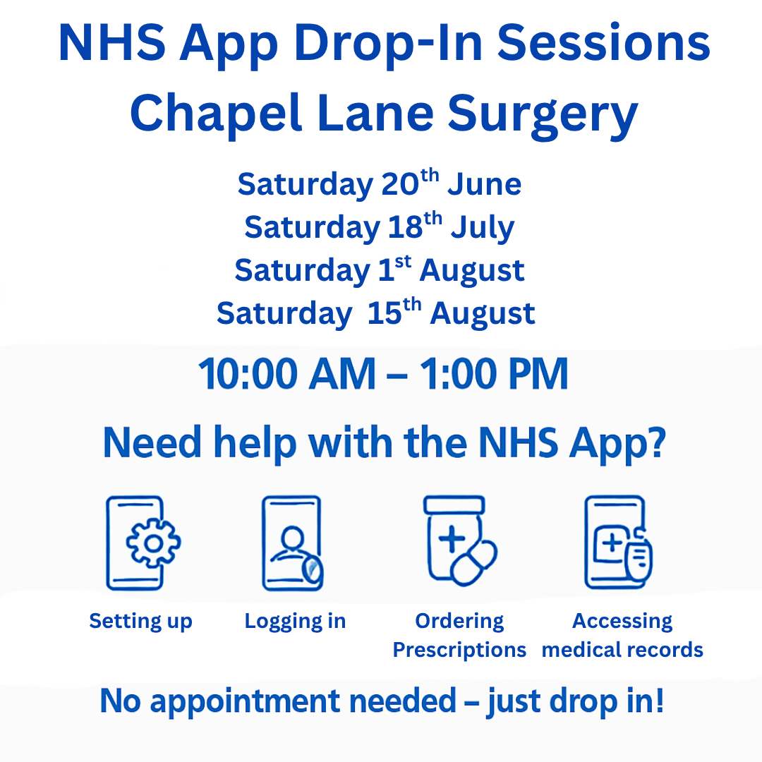 NHS App Drop-In Session
